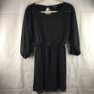 Express| Black and White| Dress| Size XS